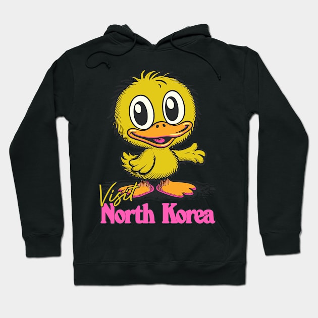 Visit North Korea Hoodie by DankFutura